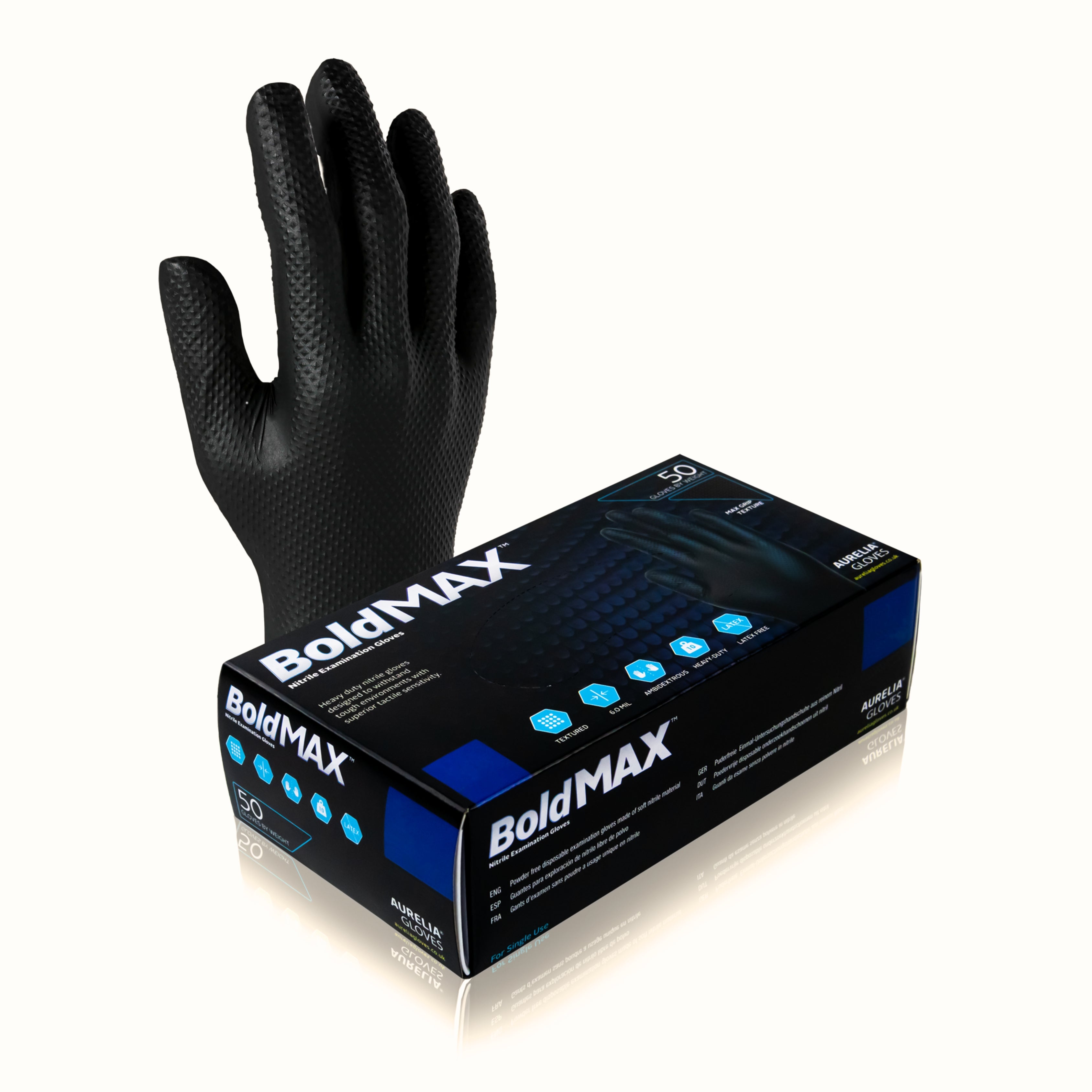 Black Aurelia Bold Max Gloves