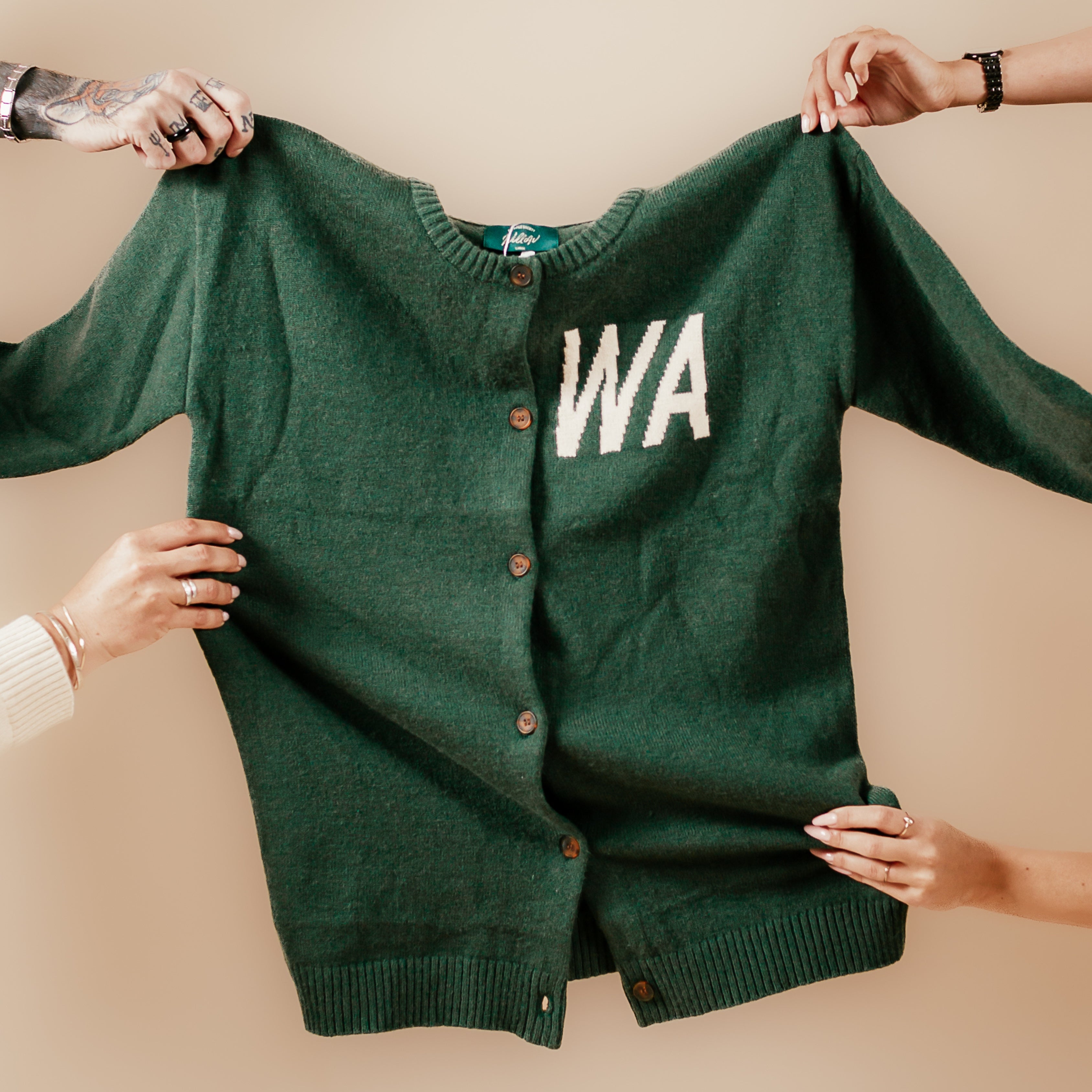 Willow Academy Cardigan: Green